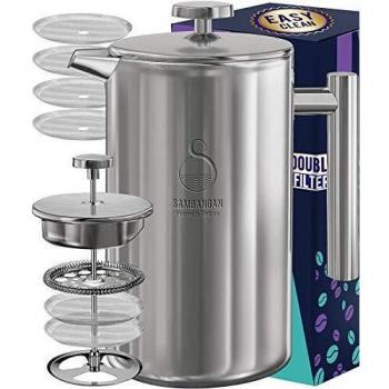 Coffee Tea Maker with 4 Level Filtration System