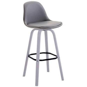 Polsterter Barhocker AVIKA – 90 cm hohe Tresenhocker
