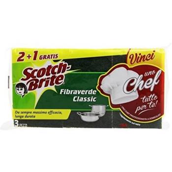 Scotch Brite Spugna Fibraverde 3 PZ
