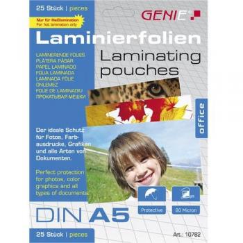 Genie A5 Laminiertaschen 80 Mikron (25 Stück)