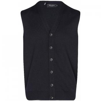 Gilet Maerz en laine bleu marine 56