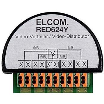 Elcom 2Draht Videoverteiler 4-fach RED624Y