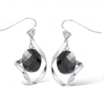 F6184 Linda Silver Ear Hooks