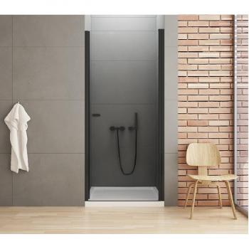 Otium – Porte de douche pivotante 70 cm – Noir Rhodès