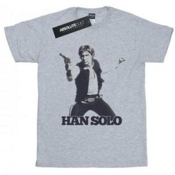 Camiseta Boyfriend Star Wars para Damas con Imagen Retro de Han Solo