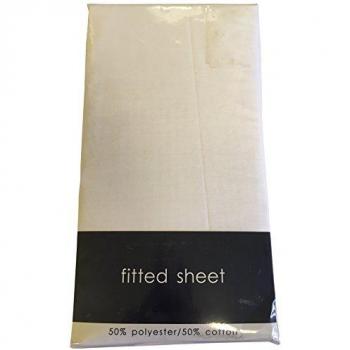 Simple Poly Cotton Fitted Sheet