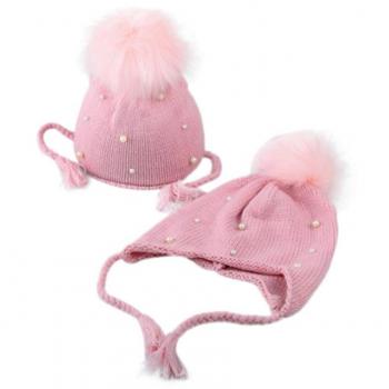 Koly Gorro de algodón para bebé, gorro y bufanda de diseño de pelota