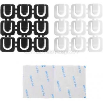 18Pcs Adhesive Cable Tie Mounts