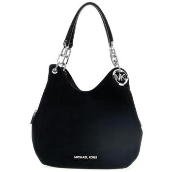 Bolso Lillie Ante Negro Michael Kors – Talla Grande