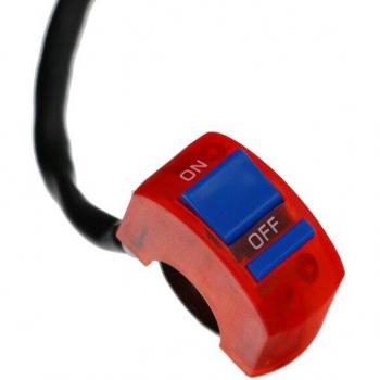 Bouton d'allumage/extinction pour guidon de moto et VTT LMoDri