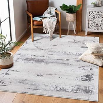 Carpet City Vintage Kurzflor Teppich Chic, 160x230 cm, 11 mm, grau