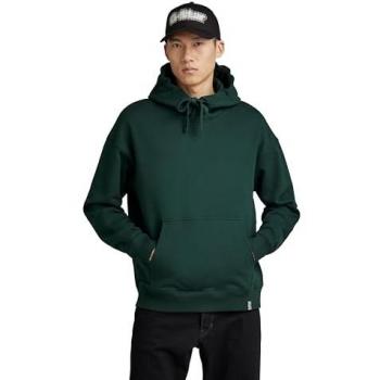 Felpa con Cappuccio G-Star Verde Loose Fit S