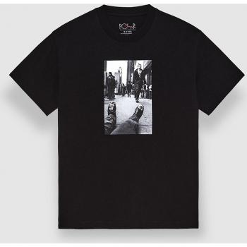 Camiseta Polar Skate Co. Happy Sad en Color Negro