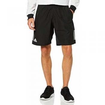 Adidas Herren Club 3-Streifen Shorts, Schwarz/Weiß, Größe 2XL