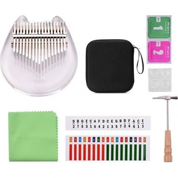 Nalu NK-BE Kalimba 17-Key with Carry Bag and Stickers