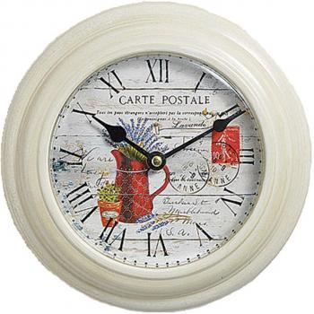 Retro‑Metallwache – 20 cm Uhr im Vintage-Stil