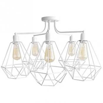 Plafoniera Multibraccio Bianca 75 cm Helam Lighting