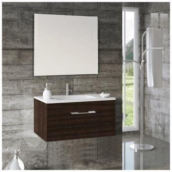 Meuble de Salle de Bains avec Lavabo et Miroir