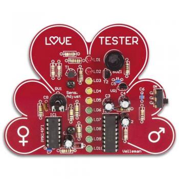 Whadda WSSA149 Kit di montaggio a LED Liebes-Tester