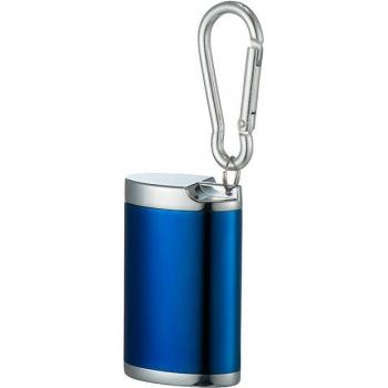 Compact Metal Ashtray with Carabiner