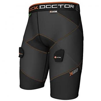 Pantalones cortos Shock Doctor Ice Hockey Cross compresivos Negro/Grey L