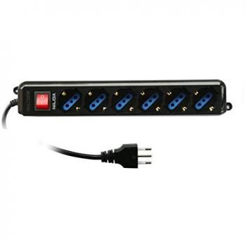 Nilox 07NXSM6PSM004 6X Shuko Outlet con cavo 3 metri