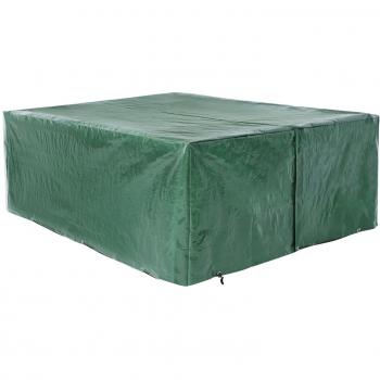 SONGMICS Housse de Protection Hydrofuge pour Mobilier de Jardin, 240 x 140 x 90 cm, Vert