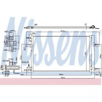 Condensator voor Opel Insignia A Nissens 940533
