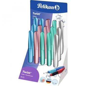 Espositore di Penne Pelikan Twist Classy Neutri 15 esemplari
