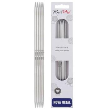 Nova Metal Double Ended Knitting Pins 20cm / 3.75mm – Groves & Thames Collection