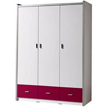 Vipack Bonny Kleiderschrank Fuchsia 3-Türig
