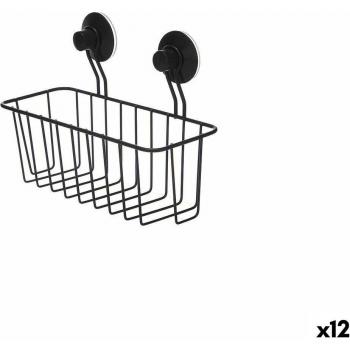 Fondo de Ducha en Acero Negro ABS 24x18x10 cm – Conjunto 12