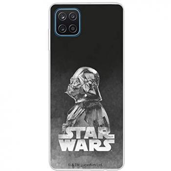 Funda de Silicona Oficial de Star Wars Darth Vader Fondo Negro para Samsung Galaxy A12