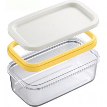 Yellow Cheese and Butter Dish