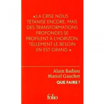 Que faire ?
