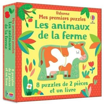 Les animaux de la ferme : mes premiers puzzles