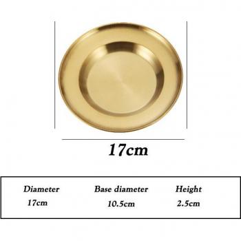 Outdoor Stainless Steel Dinner Plate