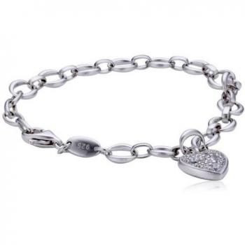 Bracciale in Argento Sterling Fossil JFS00153040