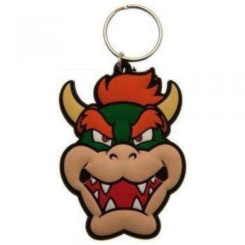 Llavero Mario Bowser Goma Negro