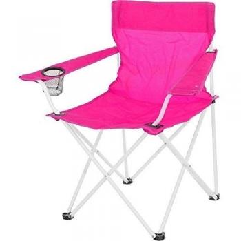 Cadeira Plegable Rosa para Campamento y Pesca