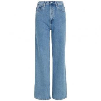 Jean bleu clair à taille haute