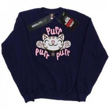 Heren Soft Kitty Purr Sweater Big Bang Theory (L) – Wit