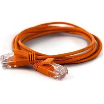 WantecWire CAT6A U/UTP Patchkabel 1m orange