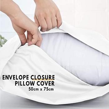 Brushed Microfiber King Duvet Cover Set – White, 200 Thread Count