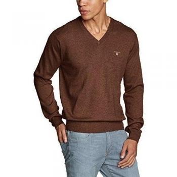 GANT COTTON WOOL V-NECK