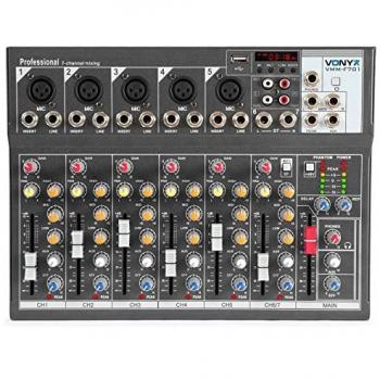 Interface audio 5 entrées mic/ligne mono + 1 stéréo