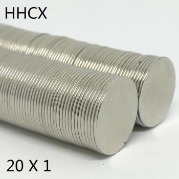 100 PCS Disk Magnet 20x1 N38