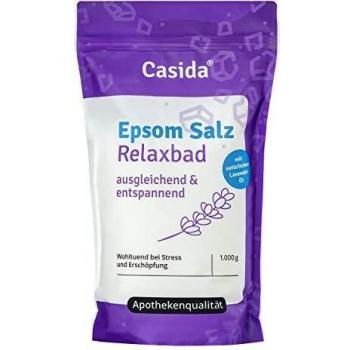 Epsom Salz Relaxbad mit natürlichem Lavendelöl