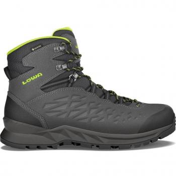 Lowa Explorer II Gore-Tex Mountaineering Boots Anthracite/Lime for Men UK 9.5