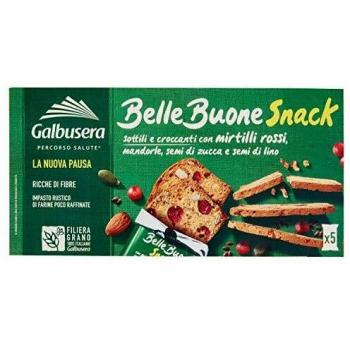 Galbusera Snack 150 g: Mirtilli Rossi, Mandorle, Semi di Zucca